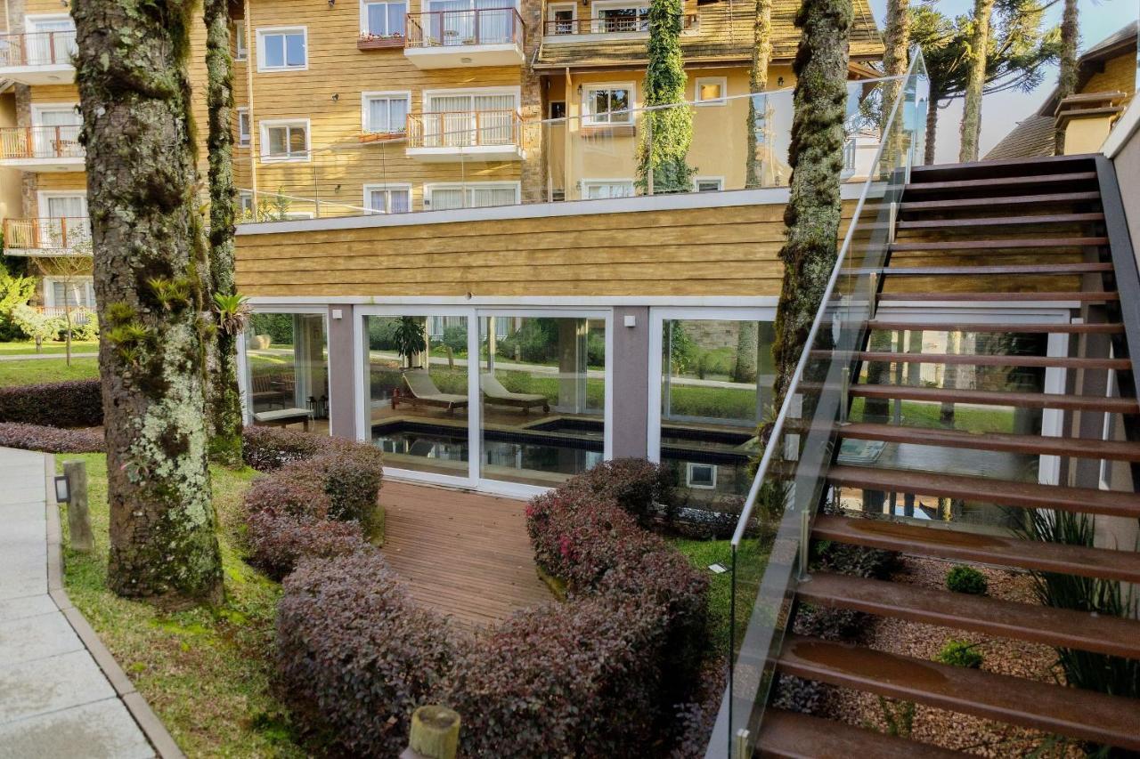 304/2 Apto Com Piscina Aquecida Gramado Exterior photo
